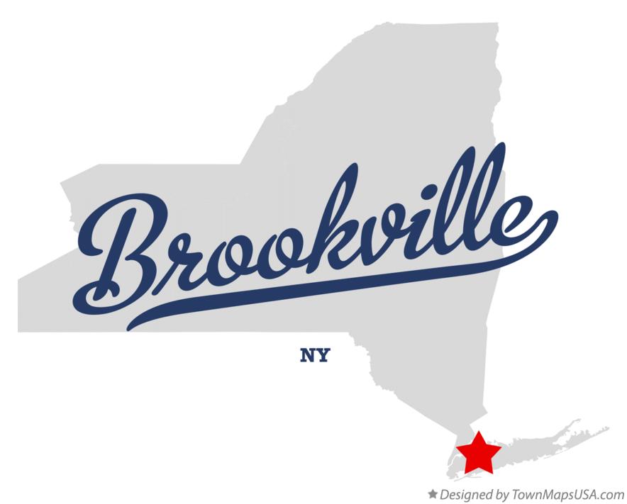 Map of Brookville New York NY