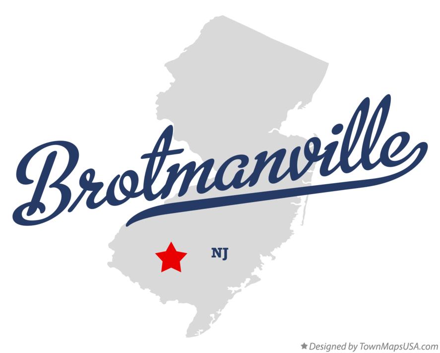 Map of Brotmanville New Jersey NJ