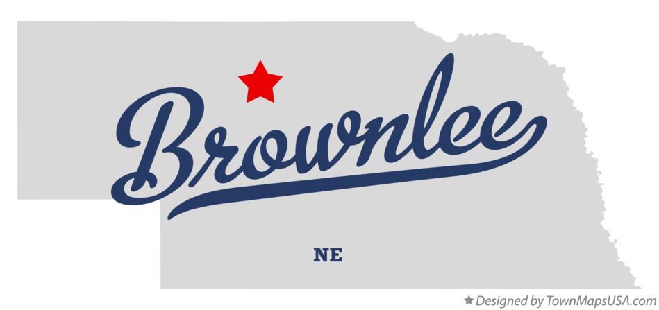 Map of Brownlee Nebraska NE