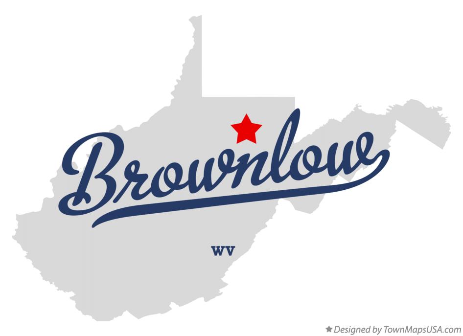 Map of Brownlow West Virginia WV