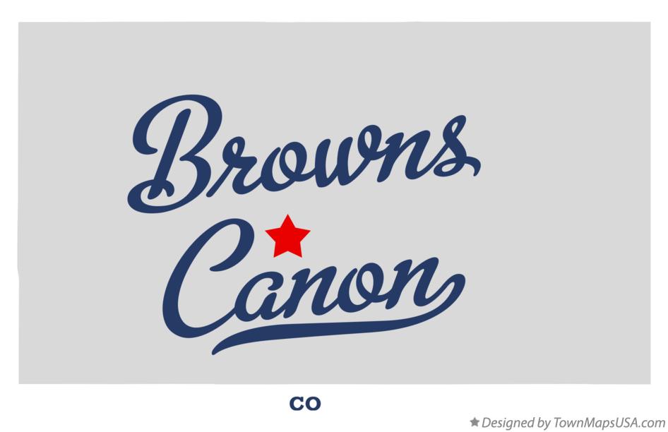Map of Browns Canon Colorado CO