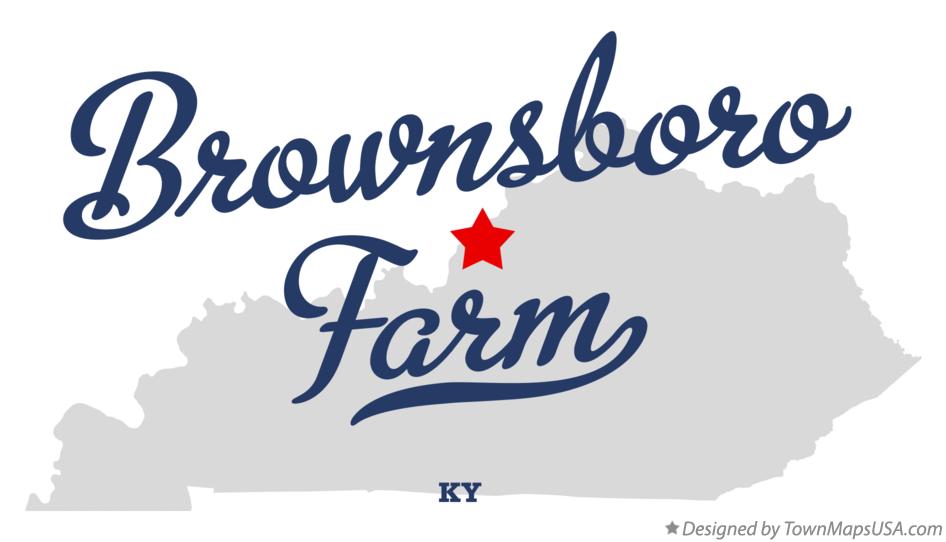 Map of Brownsboro Farm Kentucky KY