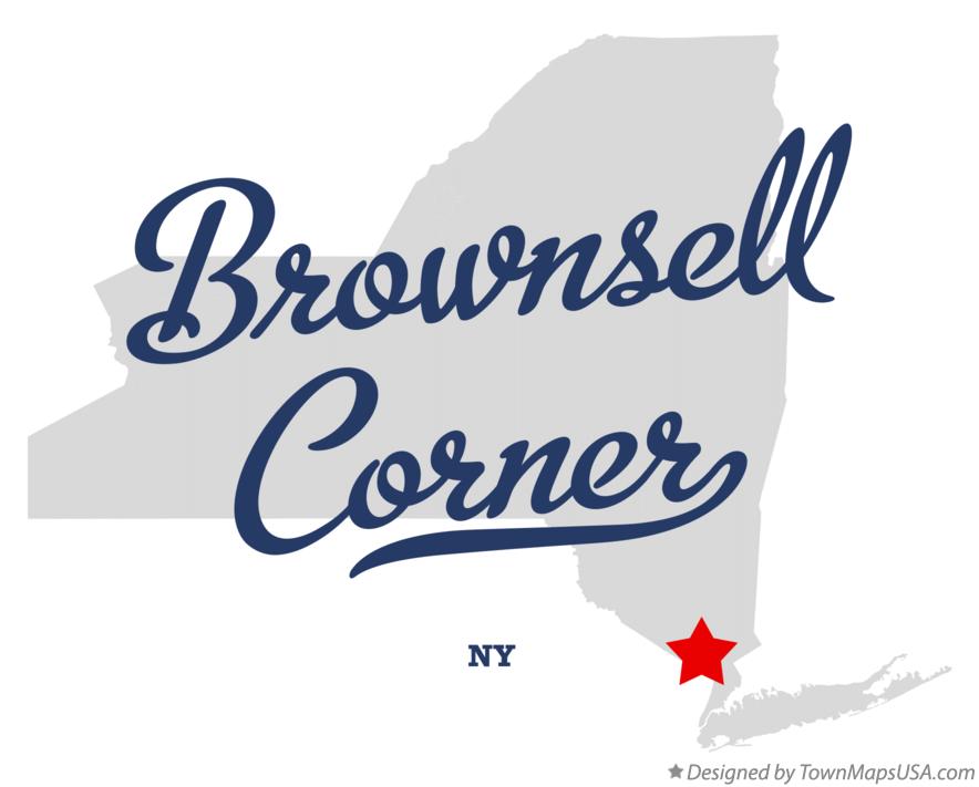 Map of Brownsell Corner New York NY