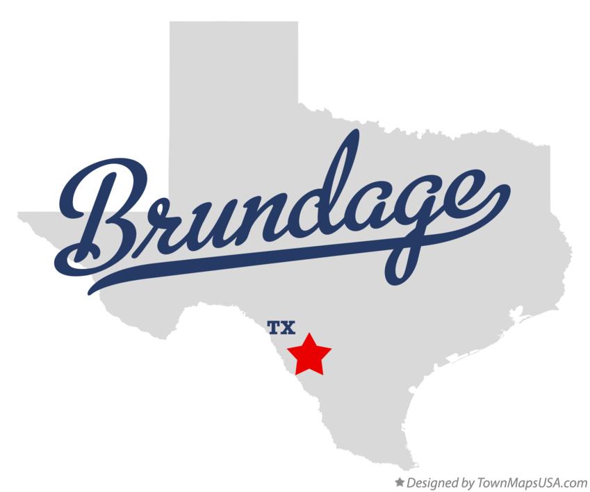 Map of Brundage Texas TX