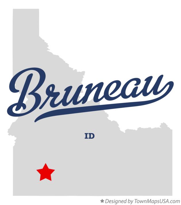 Map of Bruneau Idaho ID