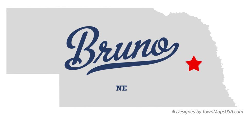 Map of Bruno Nebraska NE