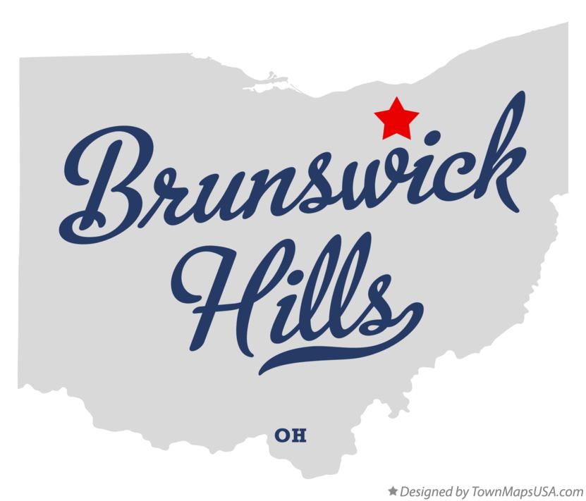 Map of Brunswick Hills Ohio OH