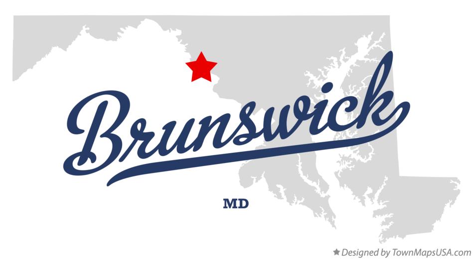 Map of Brunswick Maryland MD