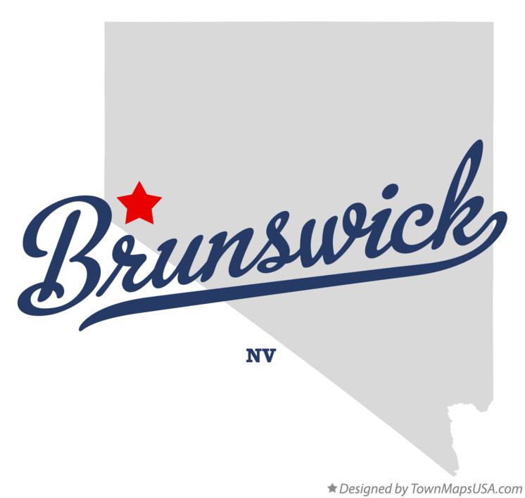 Map of Brunswick Nevada NV