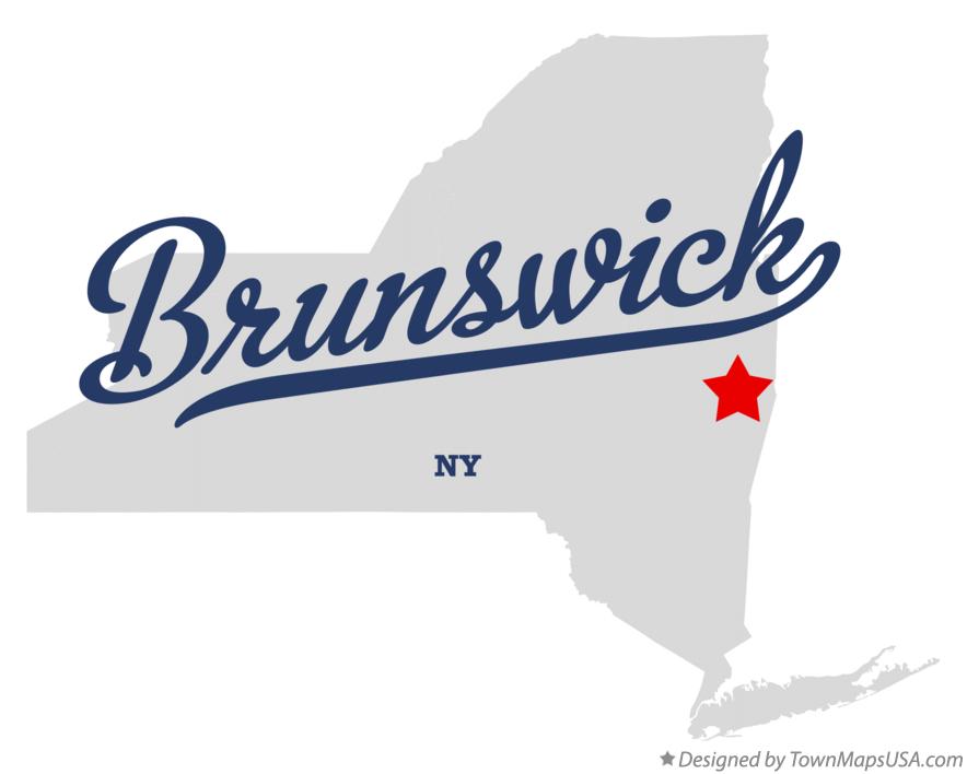 Map of Brunswick New York NY