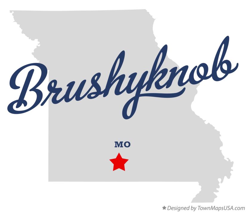 Map of Brushyknob Missouri MO