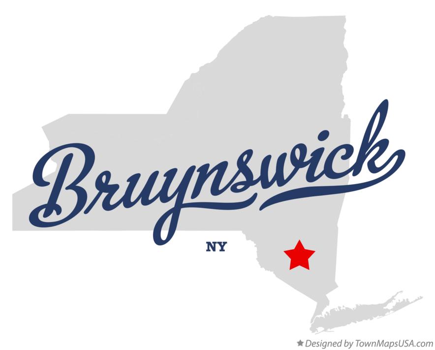 Map of Bruynswick New York NY