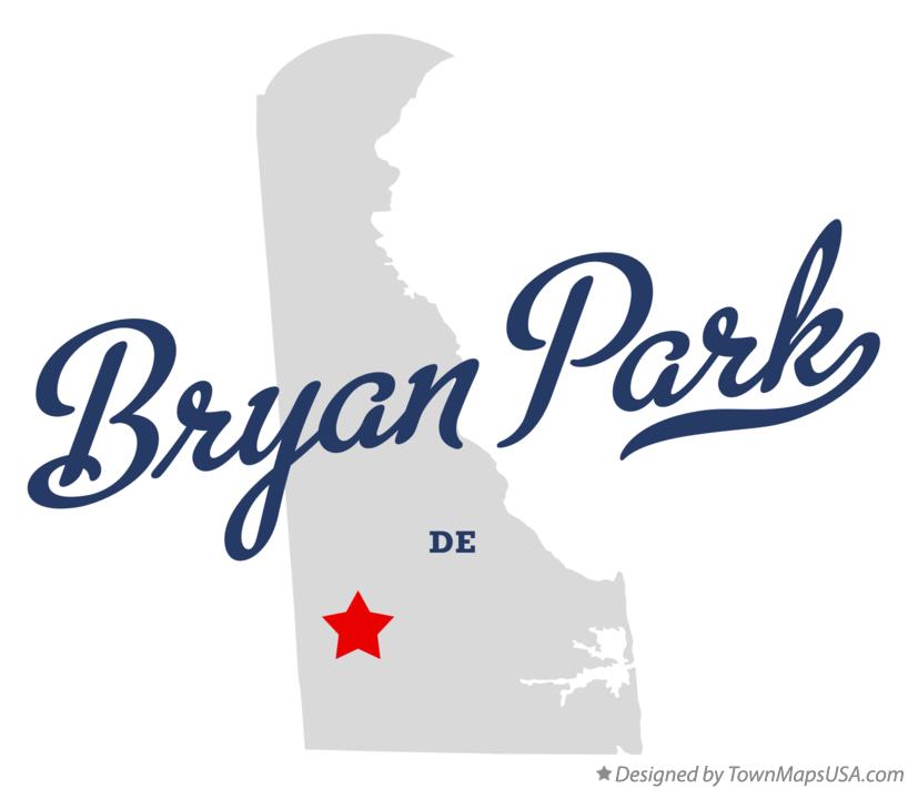 Map of Bryan Park Delaware DE