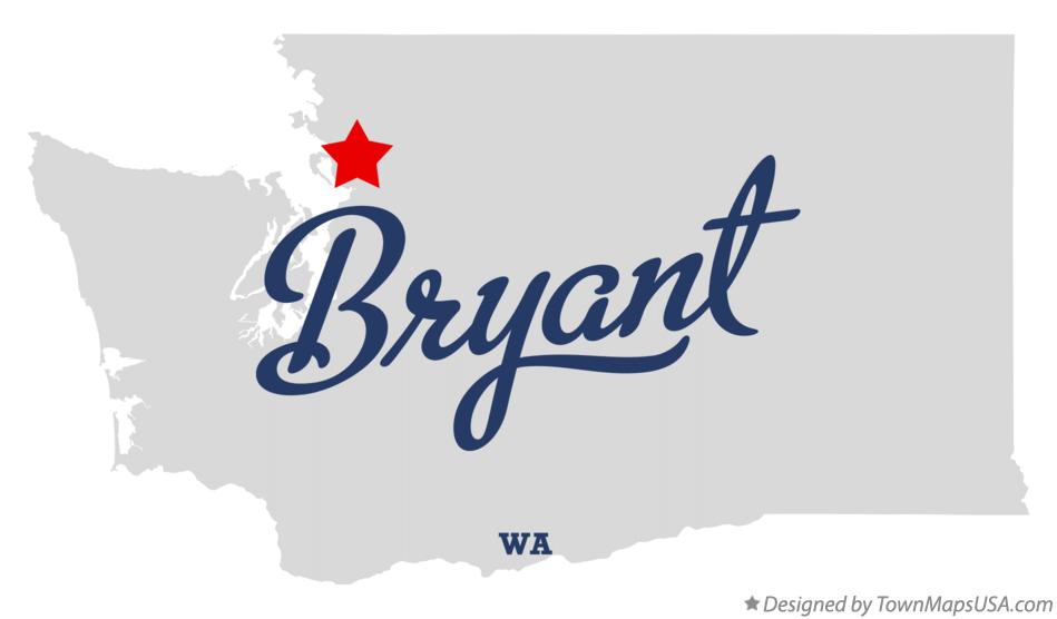 Map of Bryant Washington WA