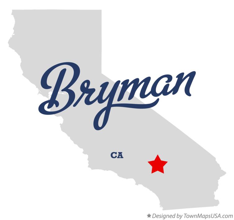 Map of Bryman California CA