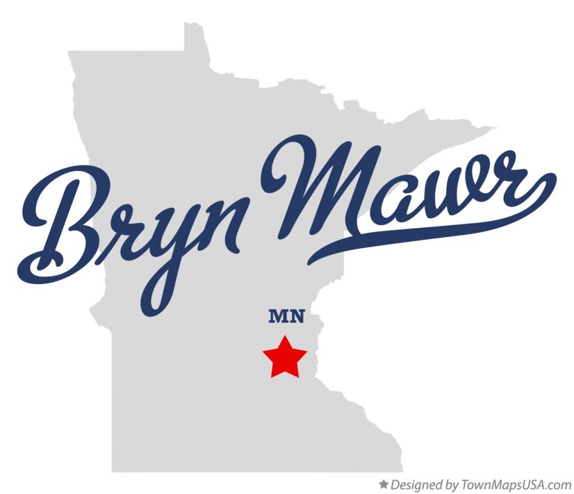 Map of Bryn Mawr Minnesota MN