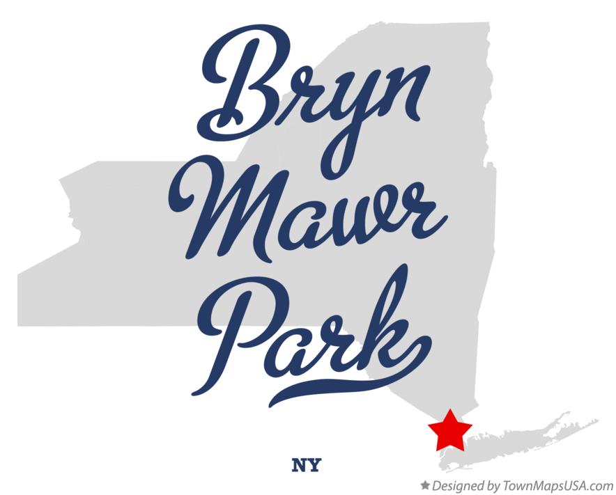 Map of Bryn Mawr Park New York NY