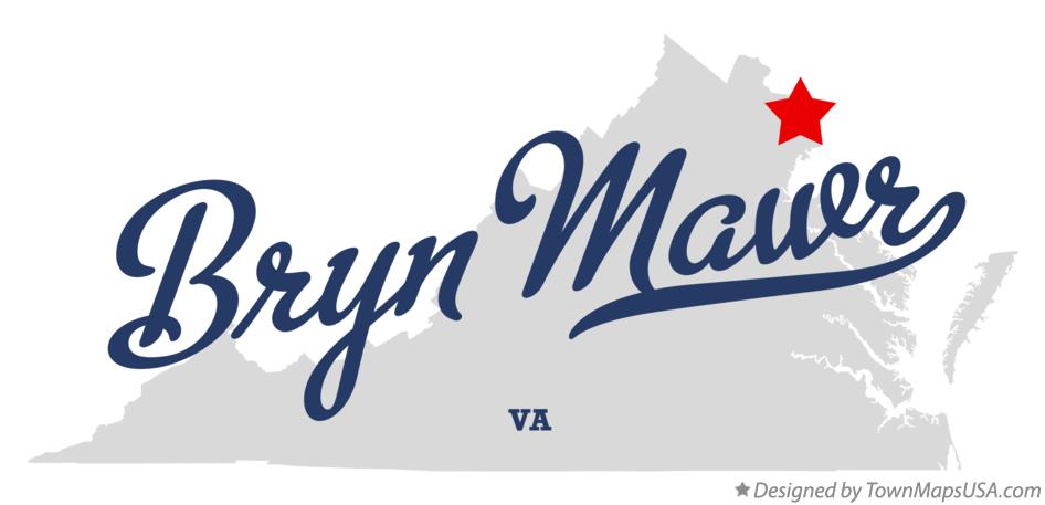 Map of Bryn Mawr Virginia VA