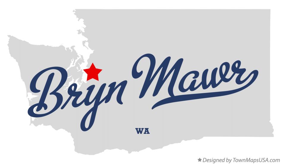 Map of Bryn Mawr Washington WA
