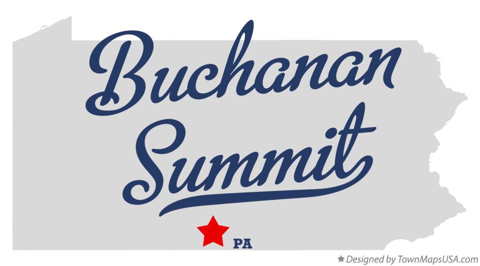 Map of Buchanan Summit Pennsylvania PA