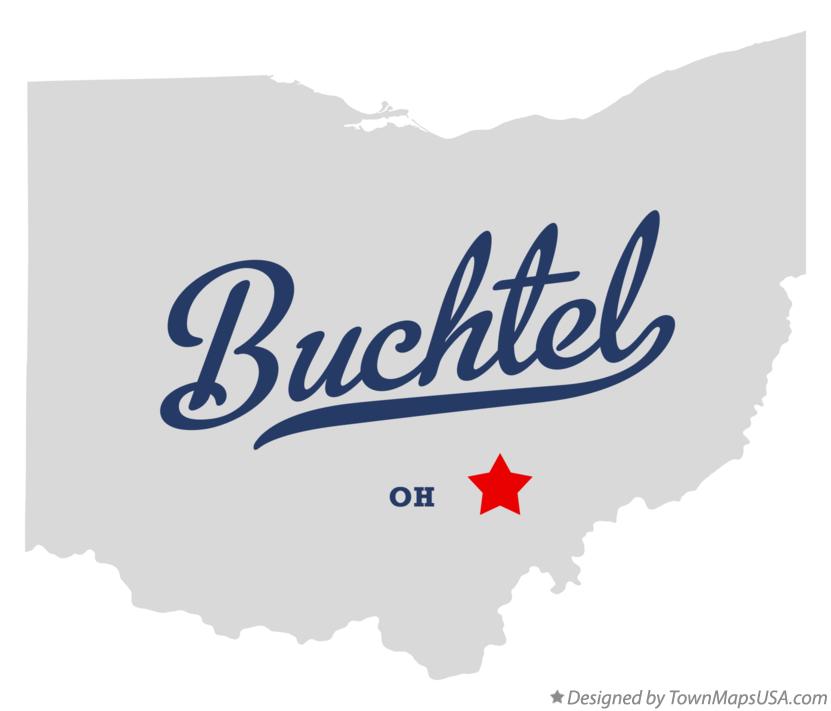 Map of Buchtel Ohio OH