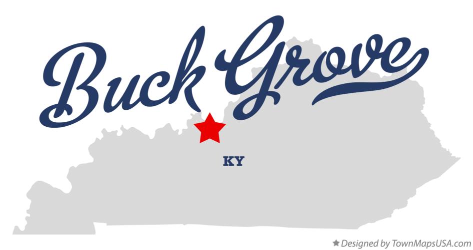 Map of Buck Grove Kentucky KY