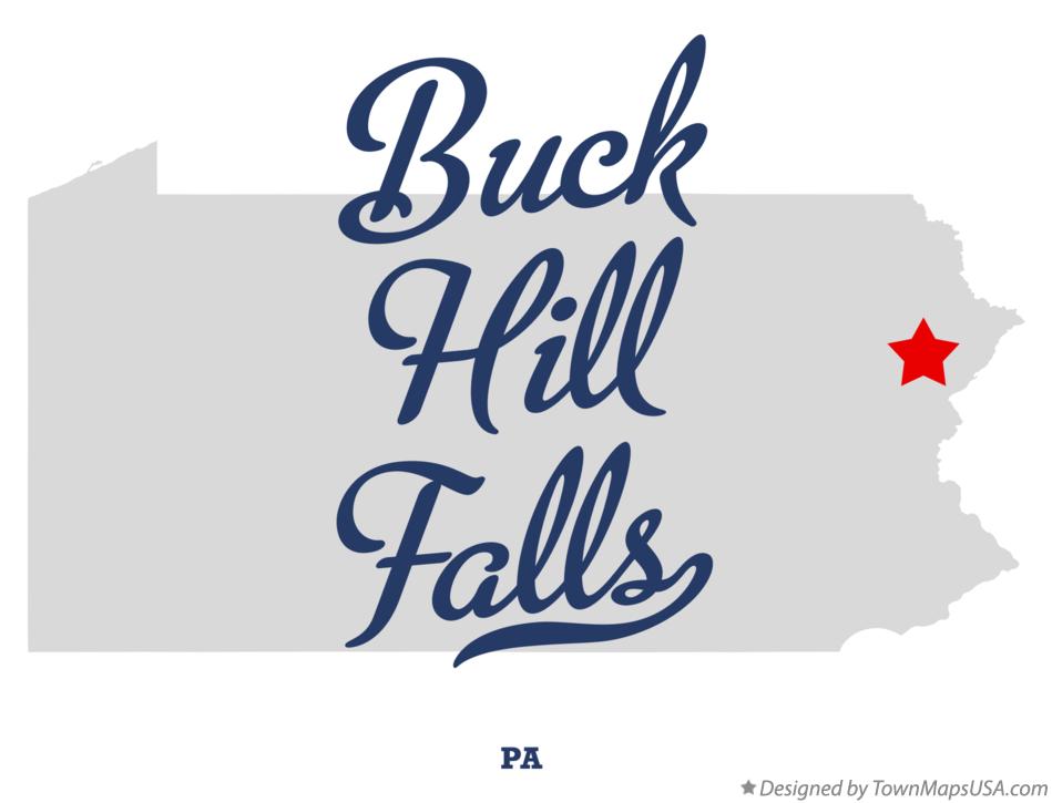 Map of Buck Hill Falls Pennsylvania PA