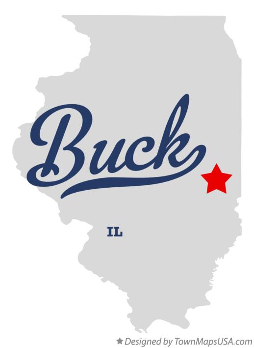 Map of Buck Illinois IL