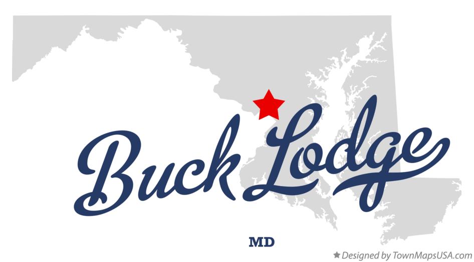 Map of Buck Lodge Maryland MD