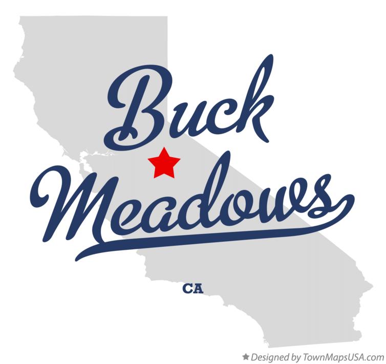 Map of Buck Meadows California CA