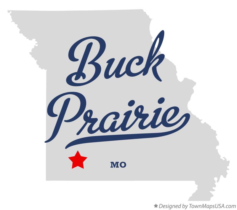 Map of Buck Prairie Missouri MO