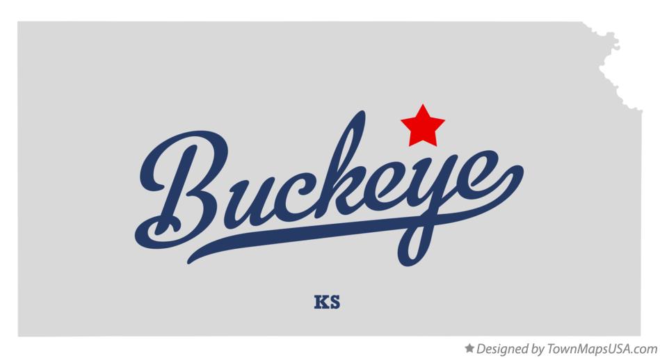 Map of Buckeye Kansas KS