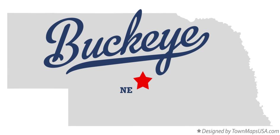 Map of Buckeye Nebraska NE