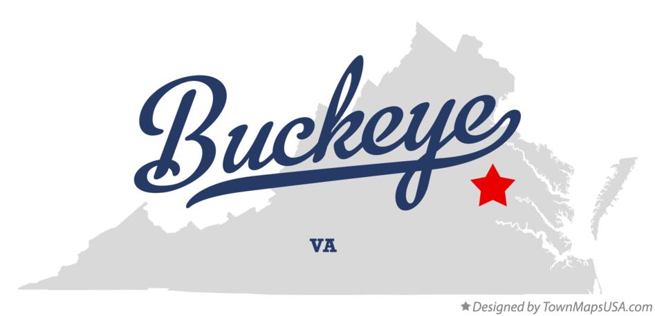 Map of Buckeye Virginia VA