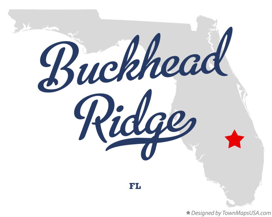Map of Buckhead Ridge Florida FL