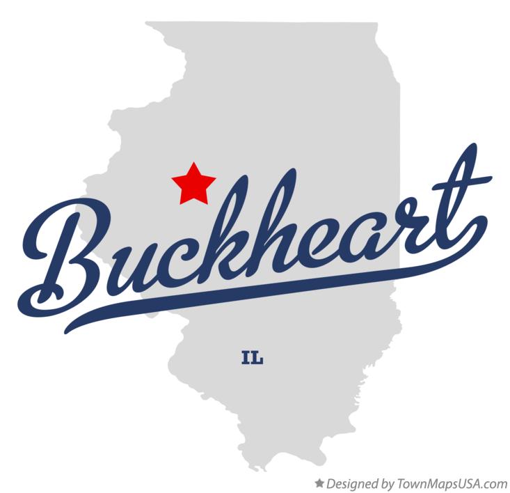 Map of Buckheart Illinois IL