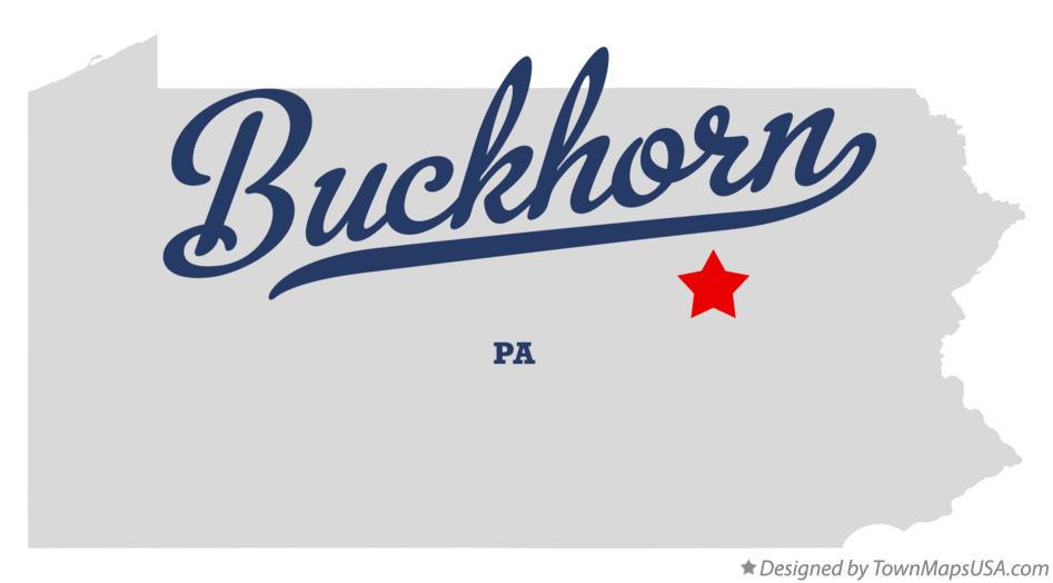 Map of Buckhorn Pennsylvania PA