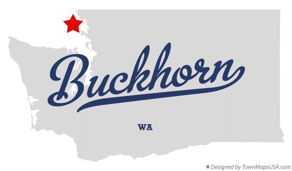 Map of Buckhorn Washington WA