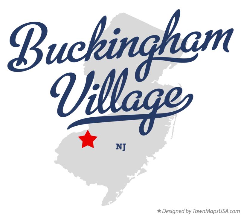 Map of Buckingham Village New Jersey NJ