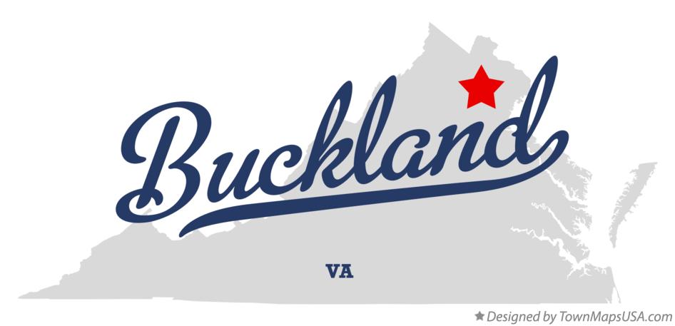 Map of Buckland Virginia VA
