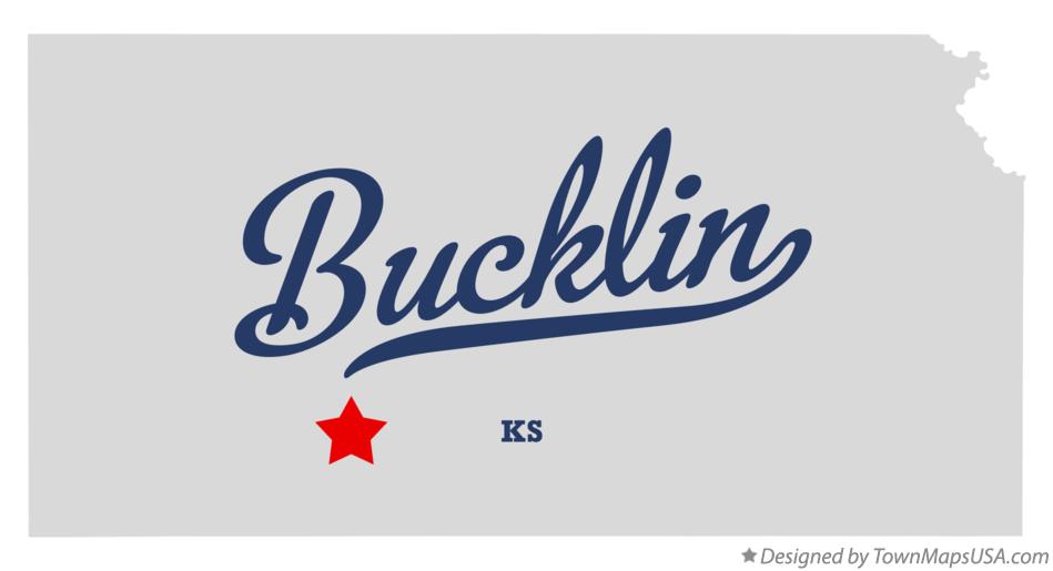 Map of Bucklin Kansas KS