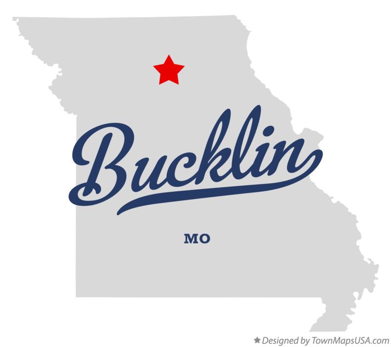 Map of Bucklin Missouri MO