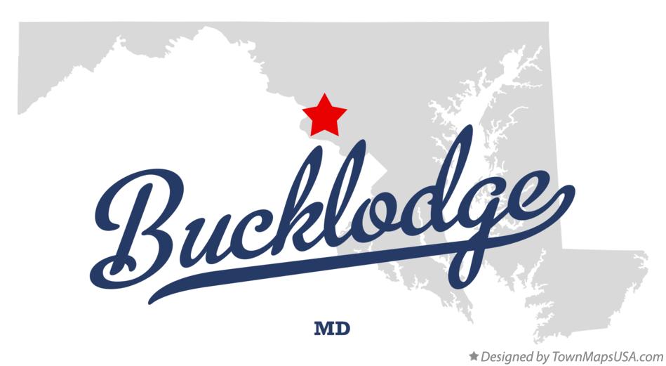 Map of Bucklodge Maryland MD
