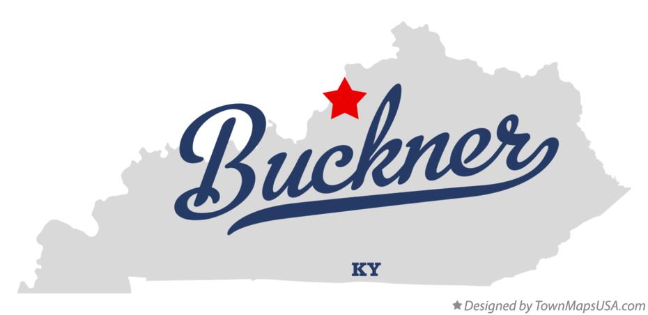 Map of Buckner Kentucky KY