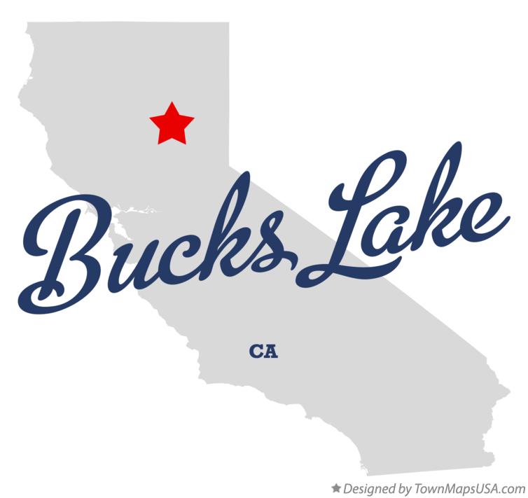Map of Bucks Lake California CA