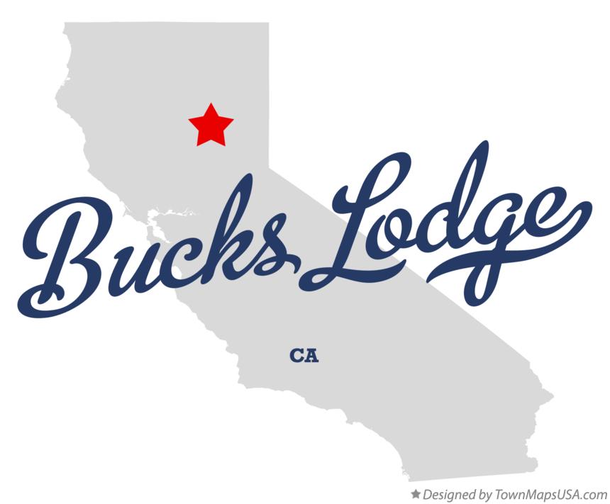 Map of Bucks Lodge California CA
