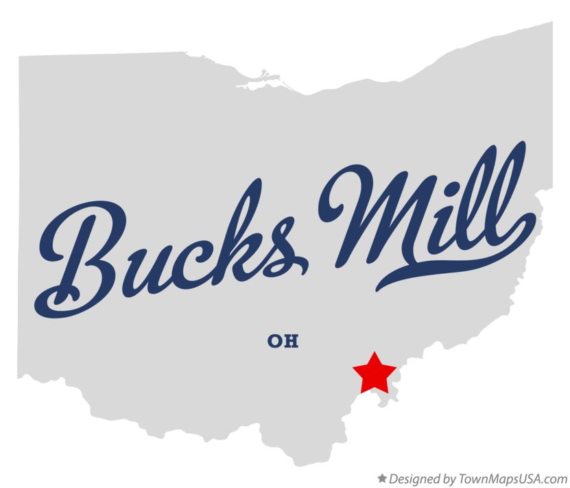 Map of Bucks Mill Ohio OH