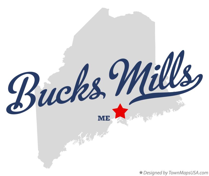 Map of Bucks Mills Maine ME