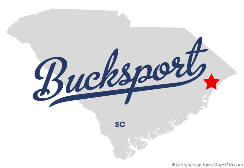 Map of Bucksport South Carolina SC