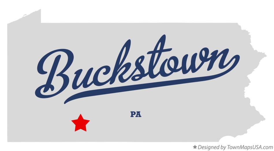 Map of Buckstown Pennsylvania PA